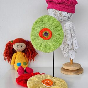 Ručno rađena dječja francuska beretka