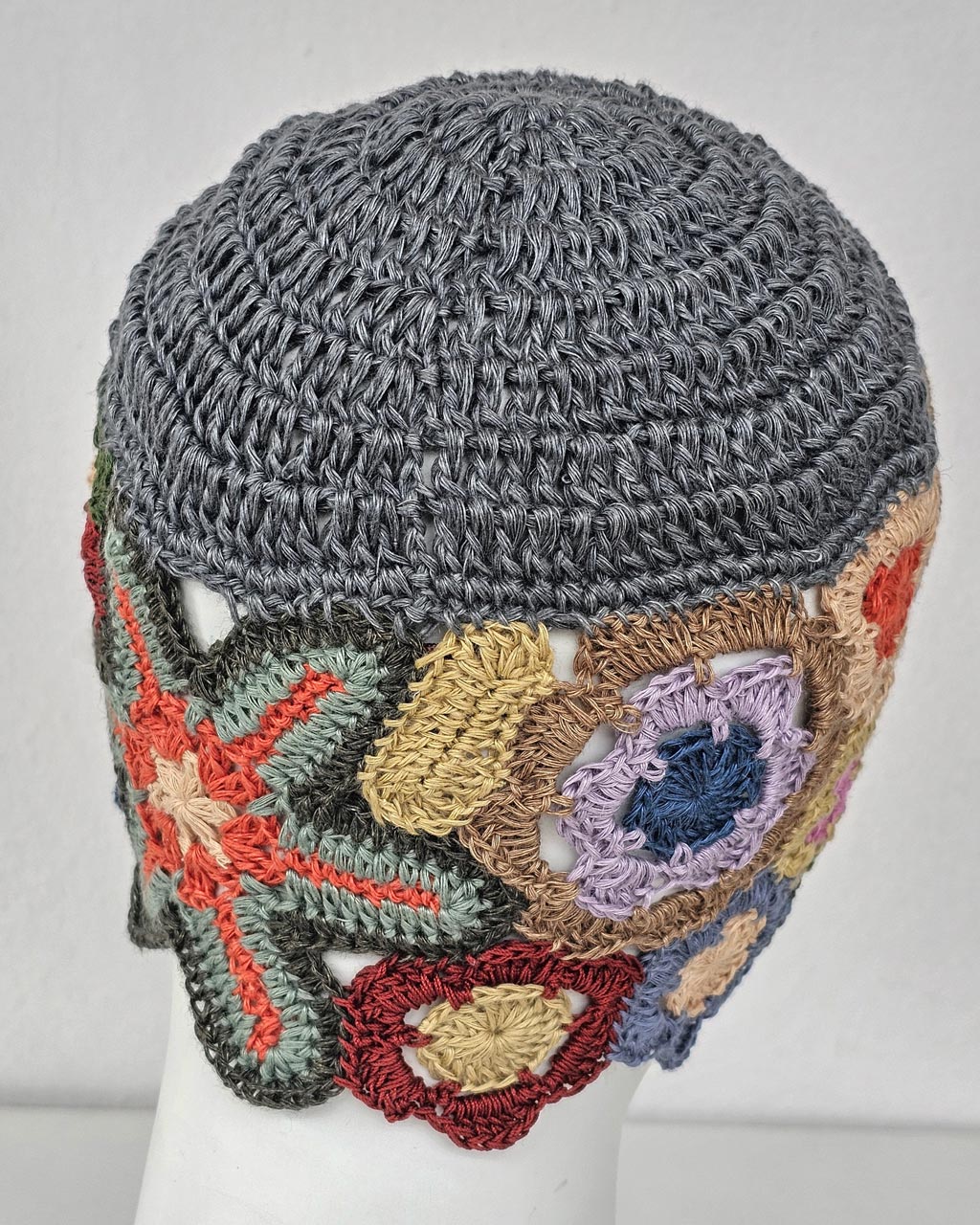 Ručno heklana lanena kapa "Morska Zvijezda" - Image 3