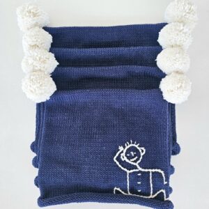 Ručno pletena pamučna kapa za dječake