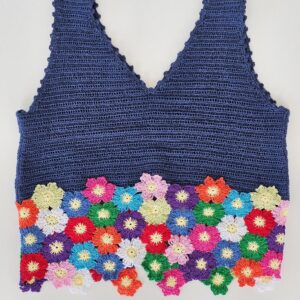 Ženska ljetna heklana bluza